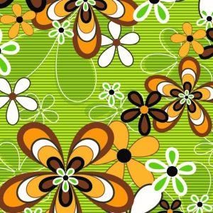Floreale Moderno Verde