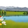 Paesaggio Lago Aperto