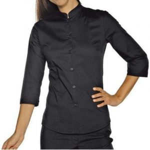 Camicetta Hollywood Stretch Nera Isacco