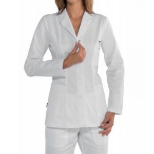 Casacca Coimbra Bohème Satin Bianca Isacco