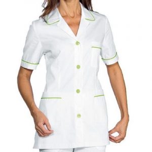 Casacca Ginevra Bianco/Verde Mela Isacco