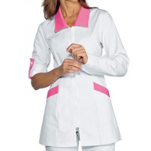 Casacca Tortola Bianco/Fucsia Isacco