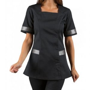 Casacca Aberdeen Nero/Lurex Silver Isacco