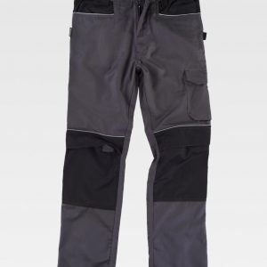 Pantalone Grigio/Nero Uomo Workteam