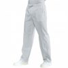 Pantalone con Elastico Bianco Isacco