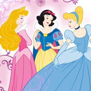 Tela Parete Principesse Disney